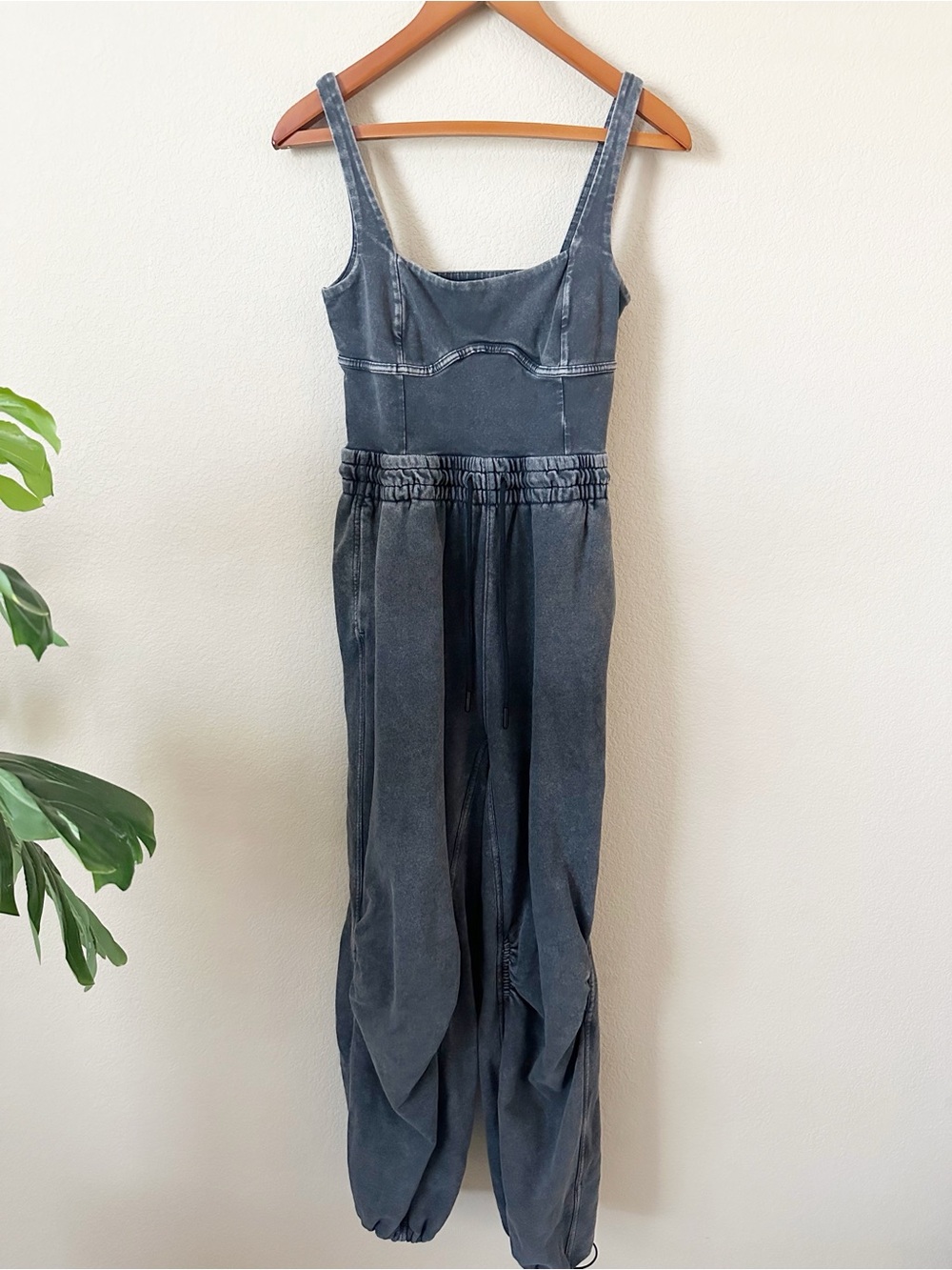 Free People Movement Inbound Stretch Cotton Jumpsuit Size S - Picture 2 of 14